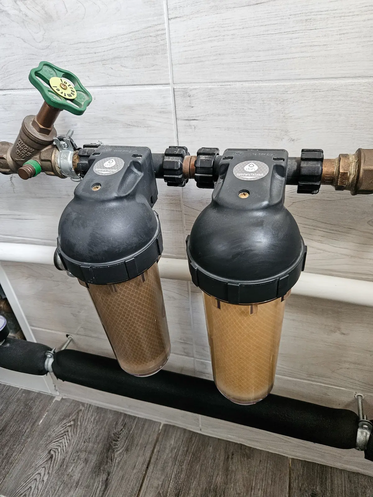 montaż filtrów do wody
